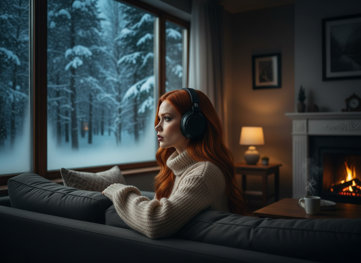 Scarlet with sheet music and lyrics showing section labels