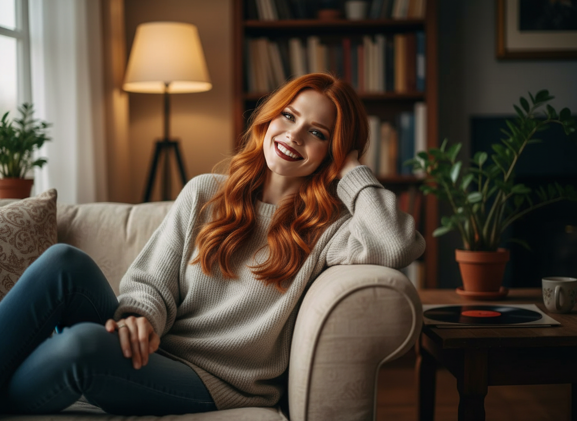 Scarlet with sheet music and lyrics showing section labels